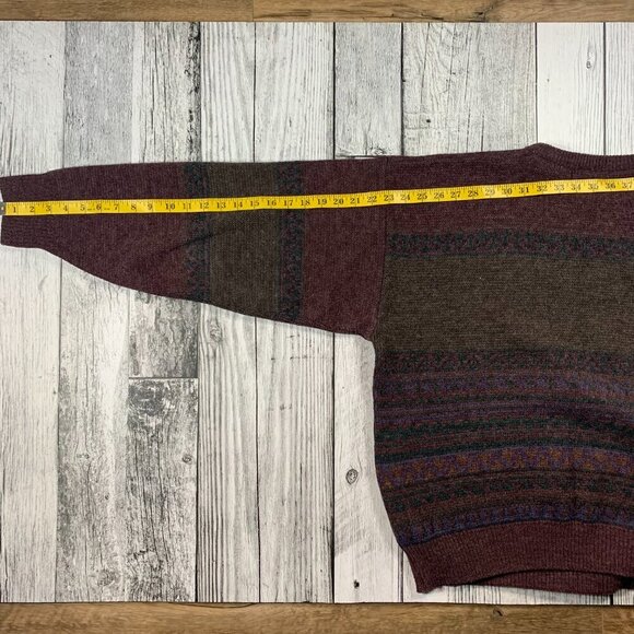 Vintage London Fog Hunting Dogs Sweater Embroidered Grandpa Dad Crewneck - Picture 10 of 11